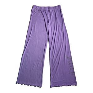 Vintage Juicy Couture Sleepwear Small Women’s Pants Y2K 00s Wide Leg‎ rhinestone